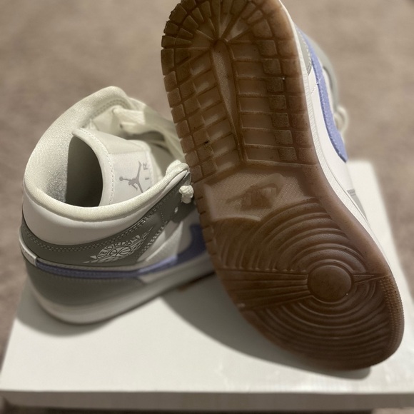 Jordan Women's Air Sneakers - White and Gray - Picture 2 of 5